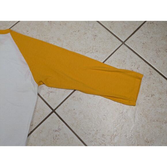 Vtg 1977 Rat Cartoon Cellist Albright Raglan Baseball Tee Shirt Size XL Rare 70s - Picture 14 of 14